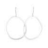 Silver Geometrica Circle Earrings