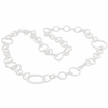 Handmade Silver Flat Link Chain