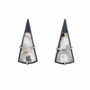 Crazy Lace Triangle Inclusion Earrings