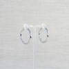 Mini Silver Hoop Earrings