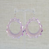 Lilac Acrylic Frill Earrings