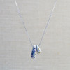 Silver & Gold Charm Enamel Necklace