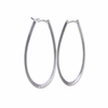 Silver Geometrica Hoop Earrings
