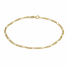 Yellow Gold Figaro Chain Bracelet