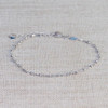 White Gold Disco Ball Bracelet