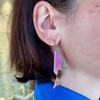 Pink & Gold Titanium Earrings