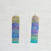 Multicolour Hand Drawn Earrings