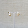 Gold Winter Lake Mini Hoop Earrings