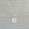 Silver Lace 6-Petal Necklace