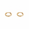 Rose Gold Mini Huggie Earrings