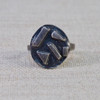 Black Crazy Confetti Ring