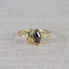 Geo Black & Gold Diamond Ring
