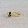 Geo Black & Gold Diamond Ring