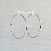 Extra Large Silver Hoop Earrings