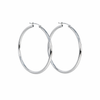 Extra Large Silver Hoop Earrings