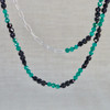 Green Onyx & Black Spinel Necklace