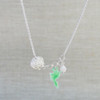 Green Enamel Artefact Necklace