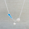 Blue Enamel Artefact Necklace