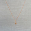 Rose Gold Sapphire Samantha Necklace