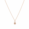 Rose Gold Sapphire Samantha Necklace