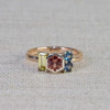 Island Sunset Cluster Ring