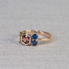 Island Sunset Cluster Ring
