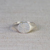 Petite Cushion Textured Ring