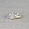 Petite Cushion Textured Ring