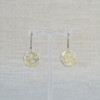 Yellow Gold Flower Earrings