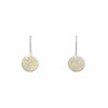Yellow Gold Leaf Earrings