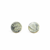 Yellow Gold Leaf Stud Earrings