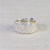 Silver All Lined Up Ring #3