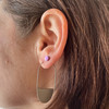 Small Mono Shield Earrings