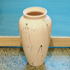 1980s Pink Splatter Urn