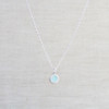 Aqua Mod Circle Necklace