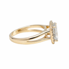 Clara Aquamarine Halo Ring