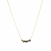 Australian Sapphire & Diamond Swoop Necklace