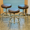 1980's Aristoc-Style Metal Stools