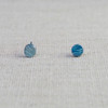 Petrol Texture Spot Stud Earrings