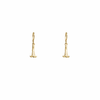 Gold Petite Brugmansia Earrings