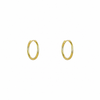 Yellow Gold Sleeper Earrings