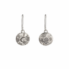 Silver Japanese Flower Earrings