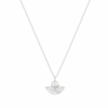 Silver Fan Out Necklace