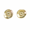 Gold Reversal Stud Earrings