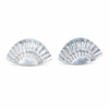 Silver Radiance Stud Earrings