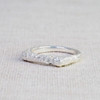 Silver Montes Ridge Diamond Ring
