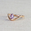 Purple Sapphire Wave Ring