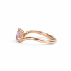 Purple Sapphire Wave Ring