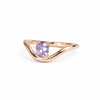 Purple Sapphire Wave Ring