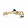 Arched Willow Sapphire Ring